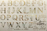 ABCD Flower Sticker